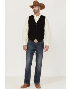 Cody James Men's Highlands Slub Button-Front Western Vest -Cody James 2000364439 001 P2