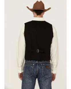 Cody James Men's Highlands Slub Button-Front Western Vest -Cody James 2000364439 001 P4