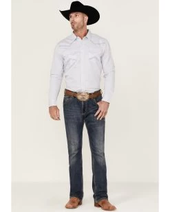 Cody James Men's Sand Creek Tonal Solid Long Sleeve Snap Western Shirt  -Cody James 2000364925 100 P2