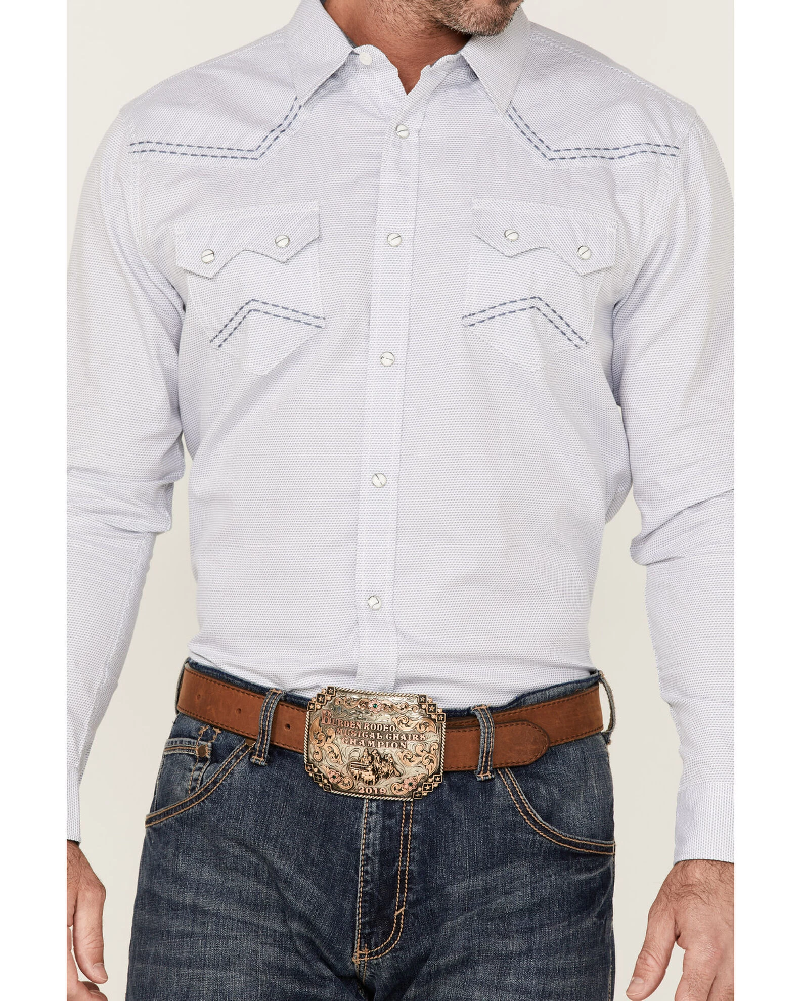 Cody James Men's Sand Creek Tonal Solid Long Sleeve Snap Western Shirt - Big & Tall 5 Cody James Men's Sand Creek Tonal Solid Long Sleeve Snap Western Shirt - Big & Tall - Image 3