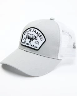 Cody James Men's Cow Logo Patch Mesh-Back Ball Cap 
