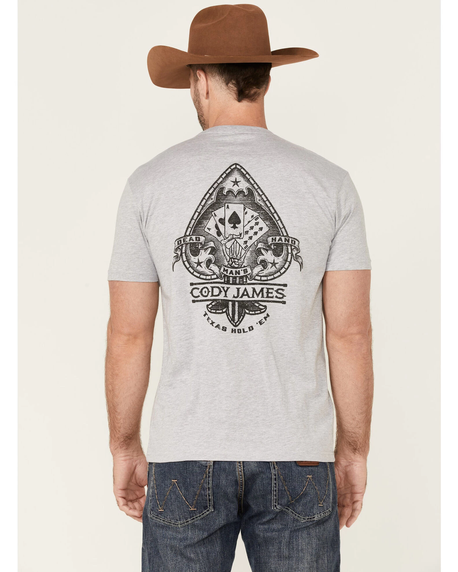 Cody James Men's Dead Mans Ace Graphic Short Sleeve T-Shirt 6 Cody James Men's Dead Mans Ace Graphic Short Sleeve T-Shirt - Image 4