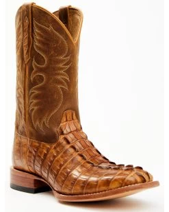 Cody James Men's Caiman Cognac 12" Exotic Western Boots - Broad Square Toe -Cody James 2000366182 280 P1 1
