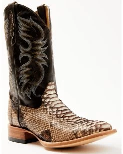 Cody James Men's Exotic Python Western Boots - Broad Square Toe 