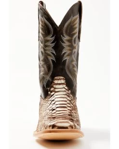 Cody James Men's Exotic Python Western Boots - Broad Square Toe  -Cody James 2000367488 201 P4