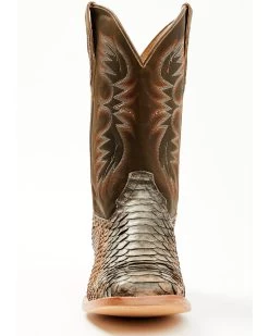 Cody James Men's Python Exotic Western Boots - Broad Square Toe  -Cody James 2000367489 200 P4