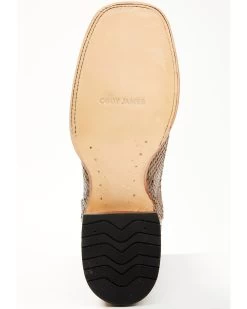 Cody James Men's Python Exotic Western Boots - Broad Square Toe  -Cody James 2000367489 200 P7