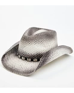 Cody James Men's Ombre Gray Bartolome Straw Hat