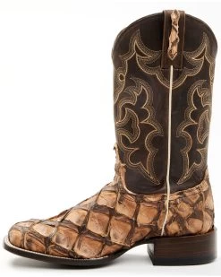 Cody James Men's Exotic Pirarucu Western Boots - Broad Square Toe -Cody James 2000371838 240 P3