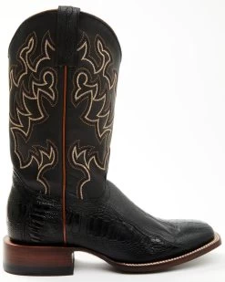 Cody James Men's Exotic Ostrich Leg Western Boots - Broad Square Toe -Cody James 2000371852 001 P2