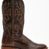 Cody James Men's Antique Cafe Ostrich Leg Exotic Western Boots - Broad Square Toe -Cody James 2000371853 200 P2