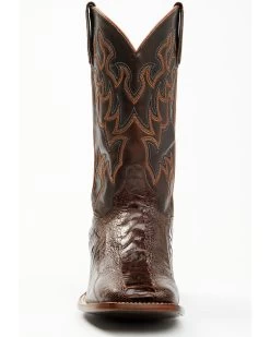 Cody James Men's Antique Cafe Ostrich Leg Exotic Western Boots - Broad Square Toe -Cody James 2000371853 200 P4
