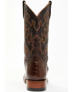 Cody James Men's Antique Cafe Ostrich Leg Exotic Western Boots - Broad Square Toe -Cody James 2000371853 200 P5