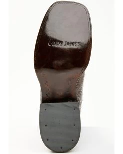 Cody James Men's Antique Cafe Ostrich Leg Exotic Western Boots - Broad Square Toe -Cody James 2000371853 200 P7