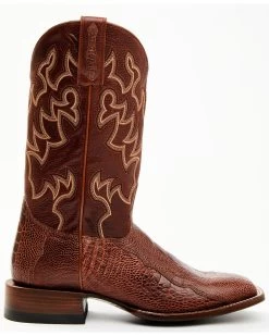 Cody James Men's Brandy Ostrich Leg Exotic Western Boots - Broad Square Toe -Cody James 2000371854 600 P2