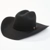 Cody James Men's 5X Self Band Cattleman Fur Blend Western Hat - Black  -Cody James 2000372625 001 P1