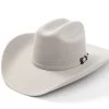 Cody James Men's 5X Self Band Cattleman Fur Blend Western Hat - Mist Gray -Cody James 2000372626 020 P1