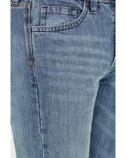 Cody James FR Men's Clover Leaf Wash Slim Straight 5-Pocket Stretch Jeans -Cody James 2000373106 412 P2