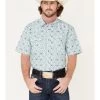 Cody James Men's Wagon Southwestern Print Short Sleeve Western Snap Shirt  -Cody James 2000373897 100 P1