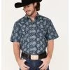 Cody James Men's Showcase Paisley Print Pearl Snap Western Shirt  -Cody James 2000373898 410 P1