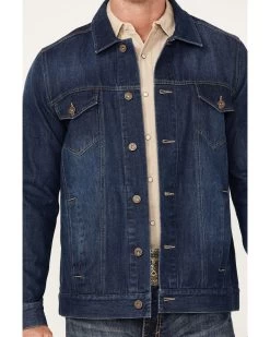 Cody James Men's Coasting Medium Wash Unlined Denim Jacket 11 Cody James Men's Coasting Medium Wash Unlined Denim Jacket -Cody James 2000373948 414 P4