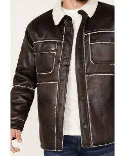 Cody James Men's Carmine Faux Shearling Shacket -Cody James 2000373950 200 P3