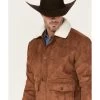 Cody James Men's Edward Faux Suede Sherpa Collar Bomber Jacket -Cody James 2000373951 200 P2