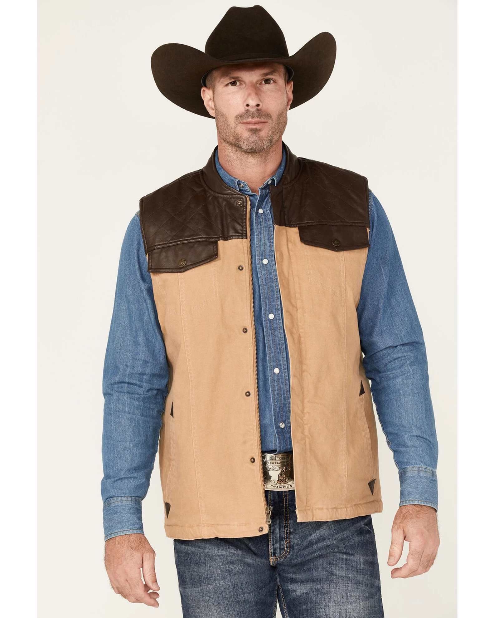 Cody James Men's River Oaks Rancher Vest 6 Cody James Men's River Oaks Rancher Vest - Image 4