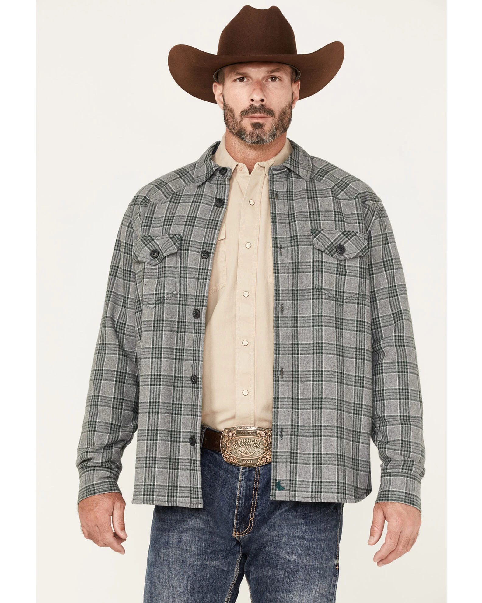 Cody James Men's Polar Bonded Plaid Button Down Flannel 4 Cody James Men's Polar Bonded Plaid Button Down Flannel - Image 2