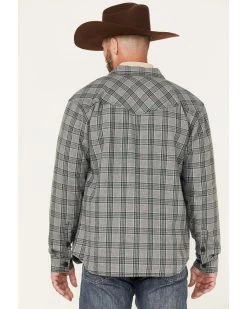 Cody James Men's Polar Bonded Plaid Button Down Flannel