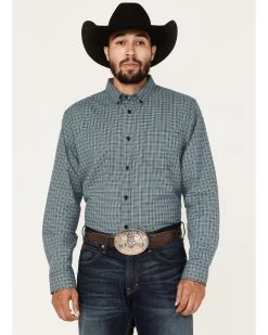 Cody James Men's Small Plaid Button Down Western Shirt