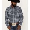 Cody James Men's Lingo Plaid Print Long Sleeve Snap Western Shirt -Cody James 2000374021 410 P1
