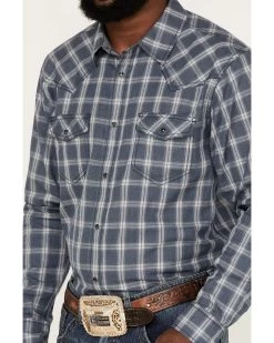 Cody James Men's Lingo Plaid Print Long Sleeve Snap Western Shirt -Cody James 2000374021 410 P3