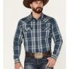 Cody James Men's Expression Large Plaid Snap Western Shirt 2 Cody James Men's Expression Large Plaid Snap Western Shirt -Cody James 2000374104 410 P1