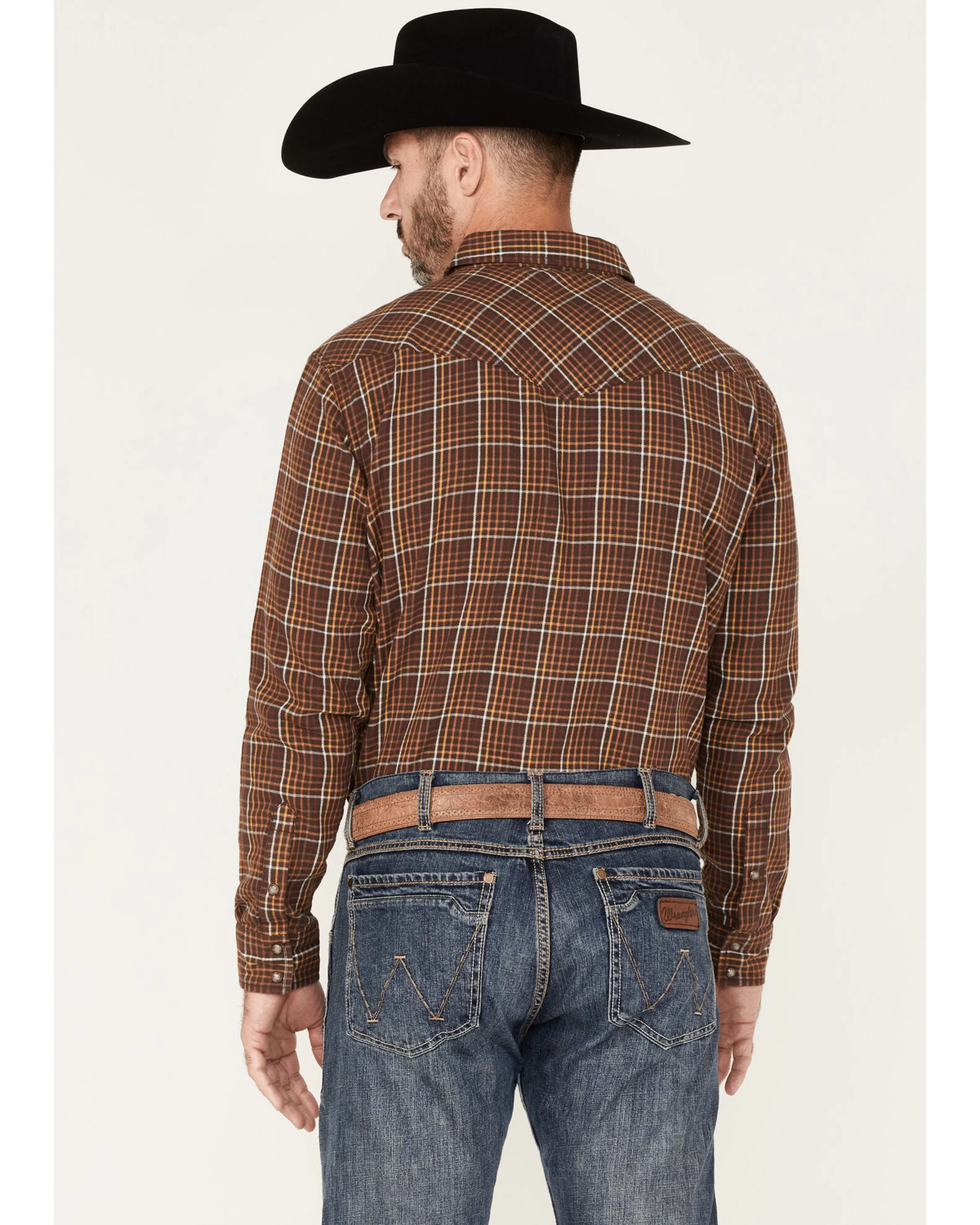 Cody James Men's Rusty Nail Small Plaid Print Long Sleeve Snap Western Flannel Shirt - Big & Tall 6 Cody James Men's Rusty Nail Small Plaid Print Long Sleeve Snap Western Flannel Shirt - Big & Tall - Image 4