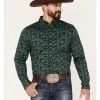 Cody James Men's Ringer Floral Print Button Down Western Shirt 1 Cody James Men's Ringer Floral Print Button Down Western Shirt -Cody James 2000374146 301 P1