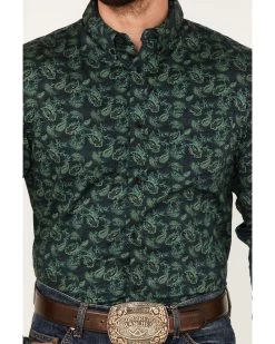Cody James Men's Ringer Floral Print Button Down Western Shirt  -Cody James 2000374146 301 P3