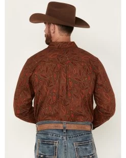 Cody James Men's Tortuga Paisley Print Button Down Western Shirt  -Cody James 2000374148 200 P4