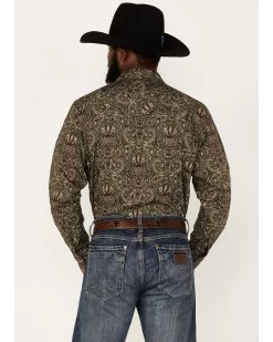 Cody James Men's Rio Sonora Paisley Print Long Sleeve Snap Western Shirt - Big & Tall -Cody James 2000380433 200 P4