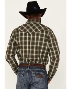 Cody James Men's Lost Trail Plaid Print Long Sleeve Snap Western Shirt - Big & Tall -Cody James 2000380436 341 P4