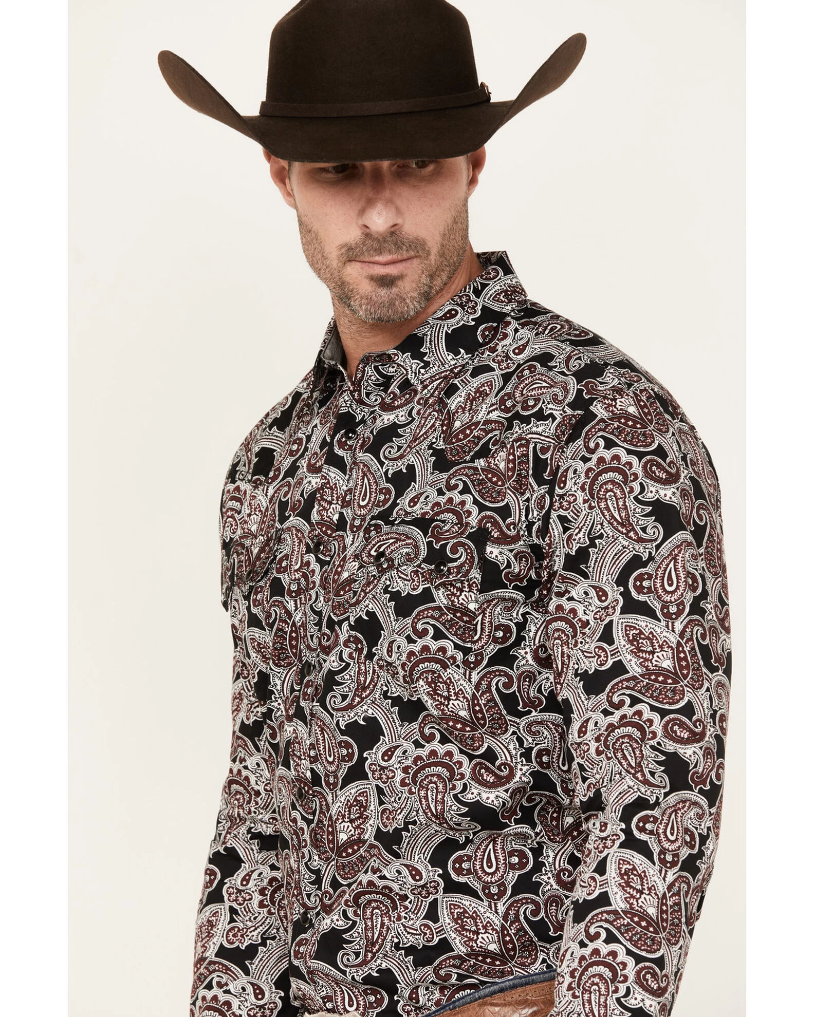 Cody James Men's Johnny Ringo Long Sleeve Snap Western Shirt 4 Cody James Men's Johnny Ringo Long Sleeve Snap Western Shirt - Image 2