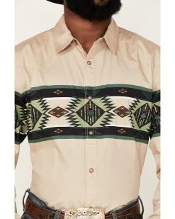 Cody James Men's Coyote Border Long Sleeve Snap Western Shirt 8 Cody James Men's Coyote Border Long Sleeve Snap Western Shirt -Cody James 2000380453 280 P3