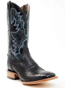 Cody James Men's Exotic Python Western Boots - Broad Square Toe -Cody James 2000380496 001 P1