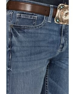 Cody James Men's Shootout Medium Wash Slim Straight Stretch Denim Jeans -Cody James 2000381186 413 P2