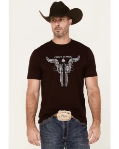 Cody James Men's Bullhead Guns Short Sleeve Graphic T-Shirt