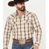 Cody James Men's Sundowner Plaid Print Long Sleeve Western Snap Shirt -Cody James 2000383237 104 P1