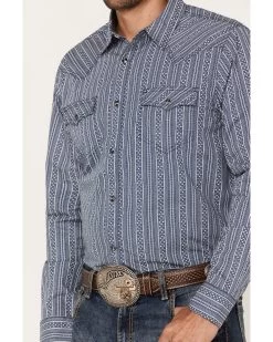 Cody James Men's Born N Raised Striped Long Sleeve Snap Western Shirt - Big & Tall -Cody James 2000383259 410 P3