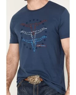 Cody James Men's Triple Bull Short Sleeve Graphic T-Shirt -Cody James 2000383323 410 P3