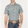 Cody James Men's Crazy Days Paisley Print Short Sleeve Western Snap Shirt -Cody James 2000385970 300 P1