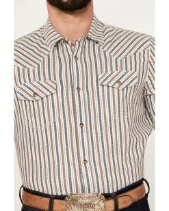 Cody James Men's Tie Down Striped Short Sleeve Western Snap Shirt 8 Cody James Men's Tie Down Striped Short Sleeve Western Snap Shirt -Cody James 2000385976 100 P3